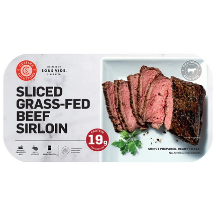 Cuisine Solutions Sliced Grass-Fed Roast Beef Sirloin  2 Lbs.