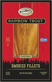 DUCKTRAP Rainbow  Smoked Trout Fillet 8 oz