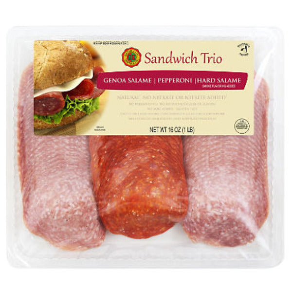 Daniele - Sandwich Meat Trio Genoa Salame, Pepperoni and Hard Salame 16 oz