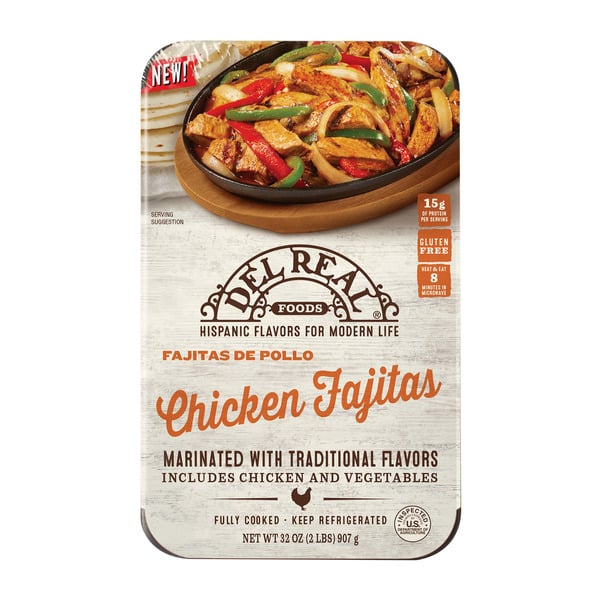 Del Real Foods Chicken Fajitas, 32 oz