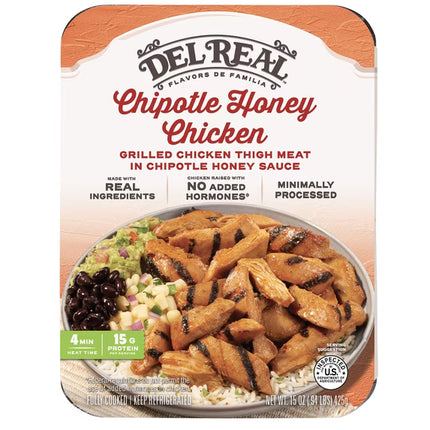 Del Real Foods Chipotle Honey Chicken Kit, 15 oz (Cooked)