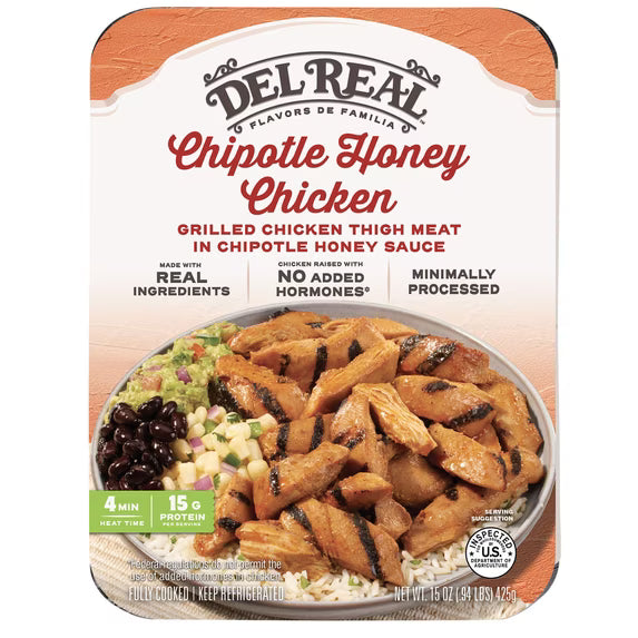 Del Real Foods Chipotle Honey Chicken Kit, 15 oz (Cooked)