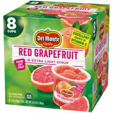 Del Monte Fruit Naturals Red Grapefruit, 8 pk./7 oz.