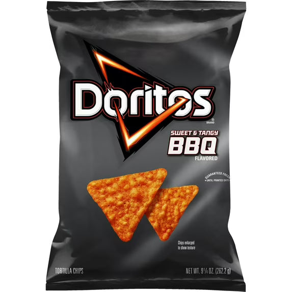 Doritos Sweet & Tangy BBQ Flavored Tortilla Chips, 9.25 Oz Bag