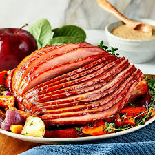 Double Glazed Boneless Spiral Cut Hot Honey Hickory Smoked Ham 3-4 LBS