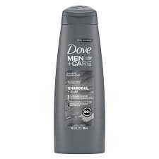 Dove Men+Care Charcoal + Clay Purifying Shampoo, 12 fl oz