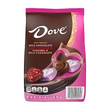Dove Promises Milk & Dark Chocolate Valentines Day Gift Assortment, Bulk Candy Bag, 28.14 oz.