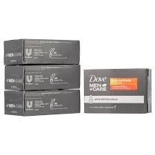 Dove Men+Care Moisturizing Antibacterial Bar Soap for All Skin, Skin Defense, 3.75 oz (4 Bars)