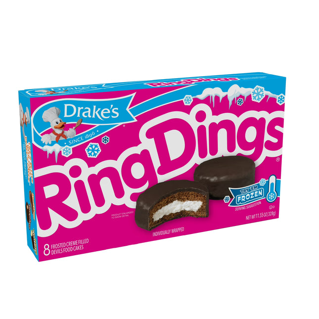 Drake's Ring Dings, 8 Count, 11.55 oz