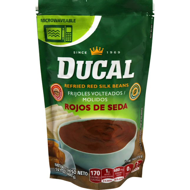 Ducal Refried Red Beans, 14.1 oz