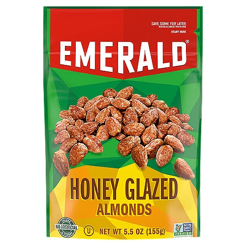 Emerald Honey Glazed Almonds, 5.5 oz