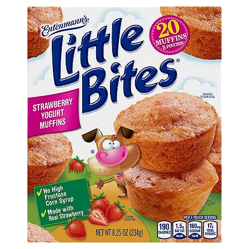 Entenmann's Little Bites Strawberry Yogurt Muffins,