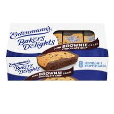 Entenmann's mini Brownie Chocolate Chip Mini Snack Cakes 8 CT