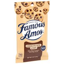 Famous Amos Classic Bite-Size Chocolate Chip Cookies, 3-oz.