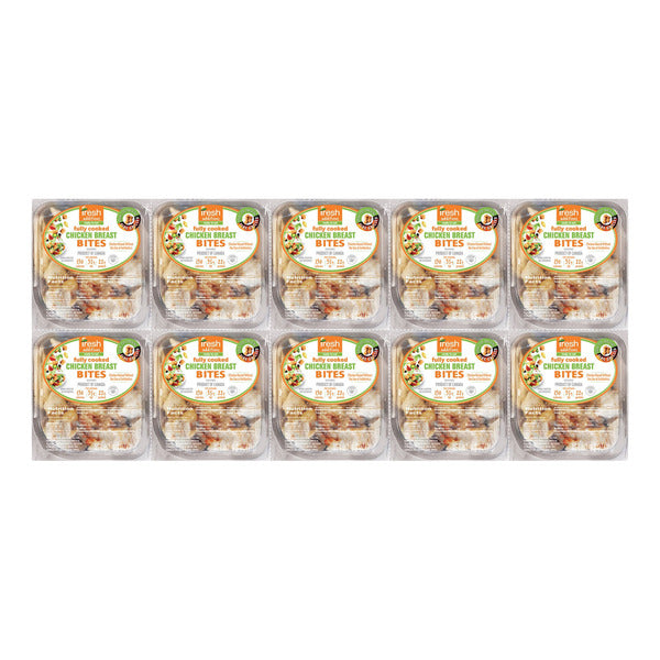 Fully Cooked Chicken Breast Bites, 3.2 oz, 10-count