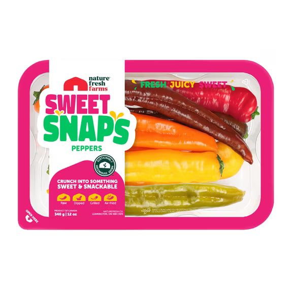Fresh Sweet Twister Peppers, 12 oz