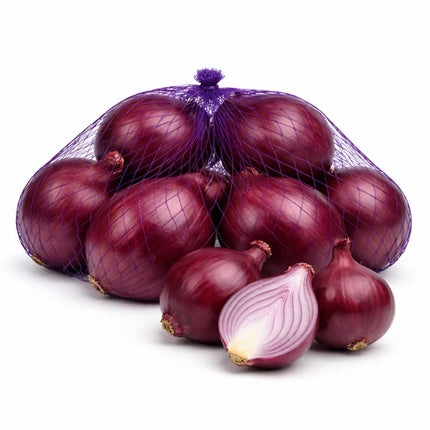 Fresh Red Onions, 3 Lb, Bag New York State Approved, Inmate Care package friendly