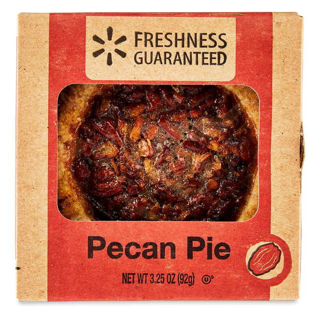 Freshness Guaranteed 4" Mini Pecan Pie, 3.25 Oz, 1 Count, Baked, Paperboard Box, Shelf Stable