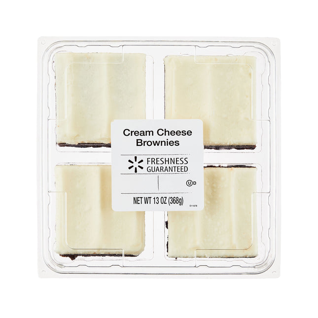 Freshness Guaranteed Cream Cheese Brownies, 13 Oz Clamshell, 4 Count