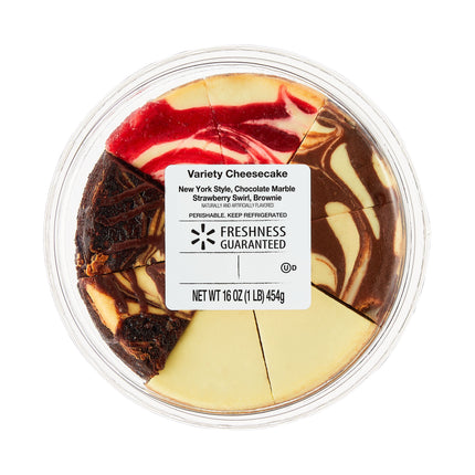 Freshness Guaranteed Variety Cheesecake, 16 Oz, 8 Slices