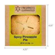 Old Fashioned  4" Spicy Pineapple Mini Pie, 3.5 Oz Box