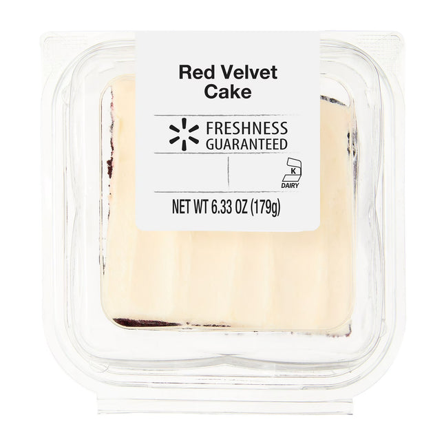 Red Velvet Cake Square, Baked, 6.33 oz (Refrigerated)