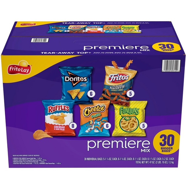 The Snack Attack Box - Frito-Lay Premiere Mix variety pack