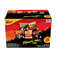 Frito-Lay Flamin' Hot Snacks, Variety Pack, 30 pk.