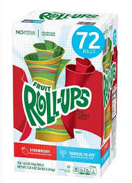 Fruit Roll-Ups Variety Pack, 72 ct.