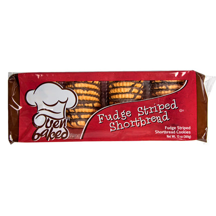 Fudge Striped Shortbread Cookies, 13 oz