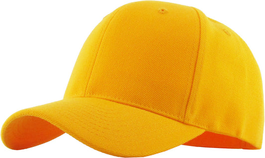 CURVED VELCRO Baseball Cap Gold