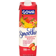 GOYA NECTAR SMOOTHIES Strawberry Banana 33.8 oz