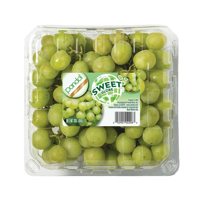 GREEN SEEDLESS GRAPES 3 LBS