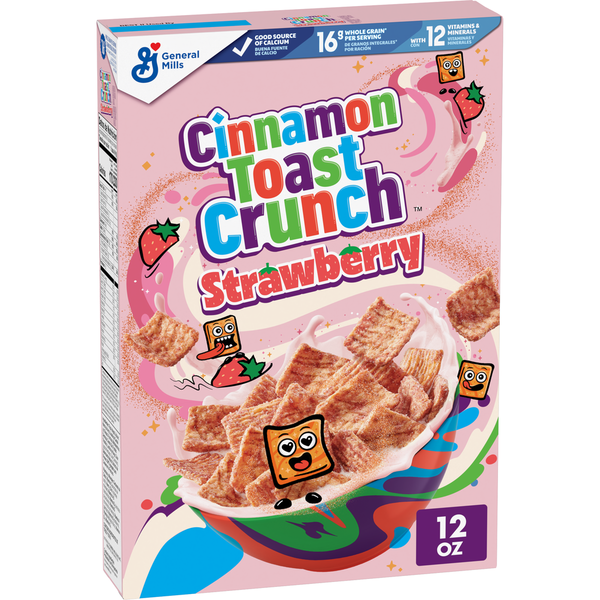 General Mills Cinnamon Toast Crunch Strawberry Cereal