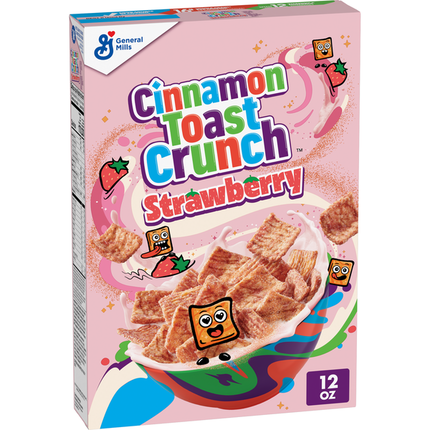 General Mills Cinnamon Toast Crunch Strawberry Cereal 12 oz
