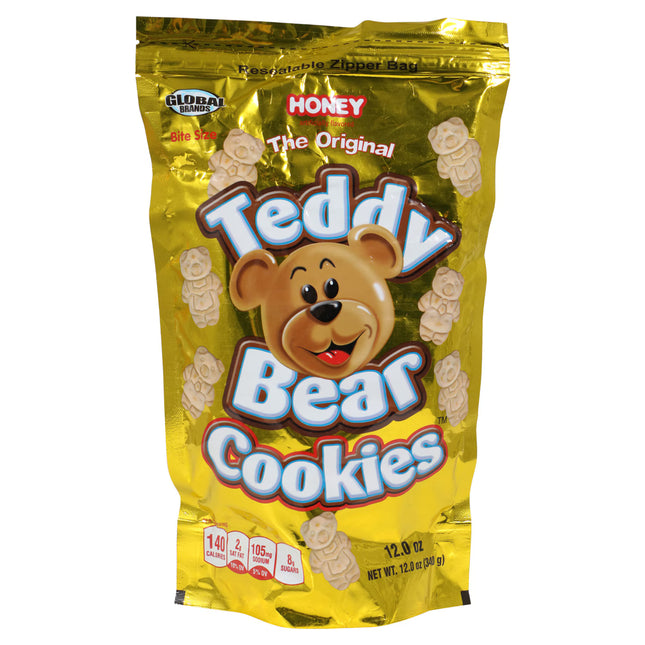 Global Brands Honey-Flavored Teddy Bear Cookies, 12 oz.