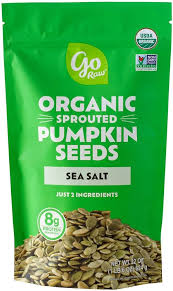 Go Raw Sprouted Organic Pumpkin Seeds with Sea Salt, 22 oz