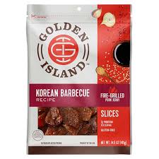 Golden Island Pork Jerky, Korean Barbecue, 14.5 oz