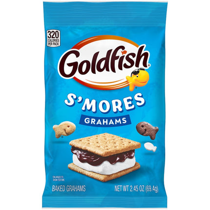 Goldfish Grahams S'mores Baked Grahams Snack Crackers, 2.45 Oz Bag