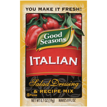 Good Seasons Italian Dressing & Recipe Mix, 0.7 Oz Packet, Casein Free