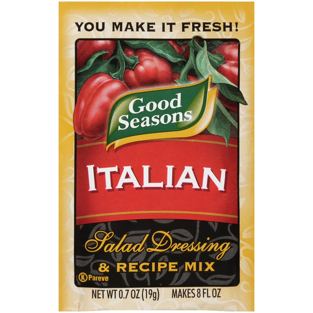 Good Seasons Italian Dressing & Recipe Mix, 0.7 Oz Packet, Casein Free