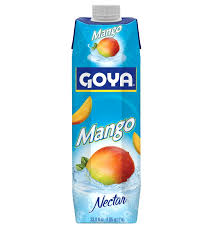Goya Mango Nectar, Fruit Puree Drink, 33.8 Fl Oz