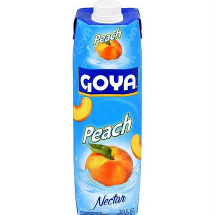 Goya Peach Nectar, 33.8 fl oz
