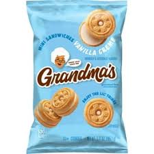Grandma's Mini Sandwich Cremes Vanilla Creme Cookies, 24 ct./1.71 oz.