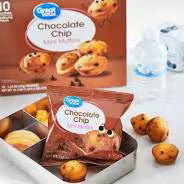 Great Value Chocolate Chip Mini Muffins, 16.5 oz, 10 count