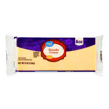Great Value Gouda Block Cheese, 8 Oz Chunk