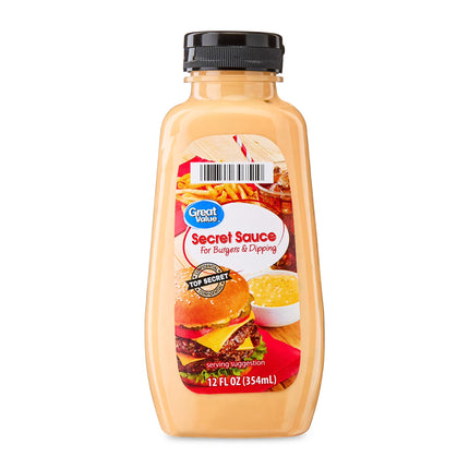 Great Value Secret Sauce for Burgers & Dipping, 12 fl oz