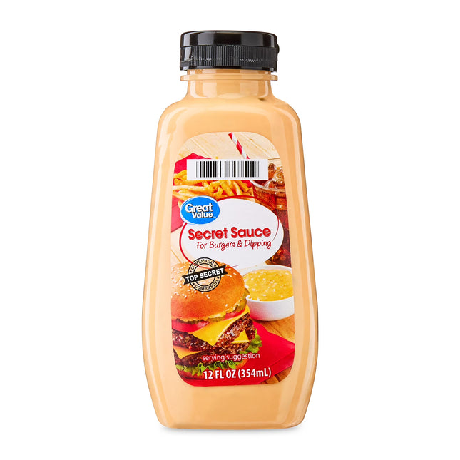Great Value Secret Sauce for Burgers & Dipping, 12 fl oz