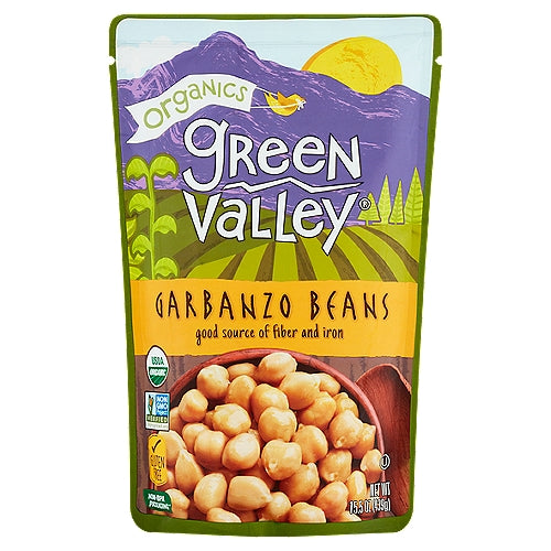 Green Valley Organics Garbanzo Beans, 15.5 oz