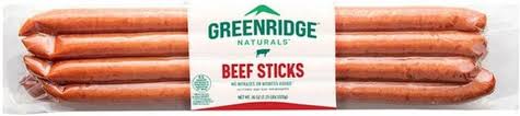 Greenridge Naturals Beef Snack Sticks, 3 oz, 12-count